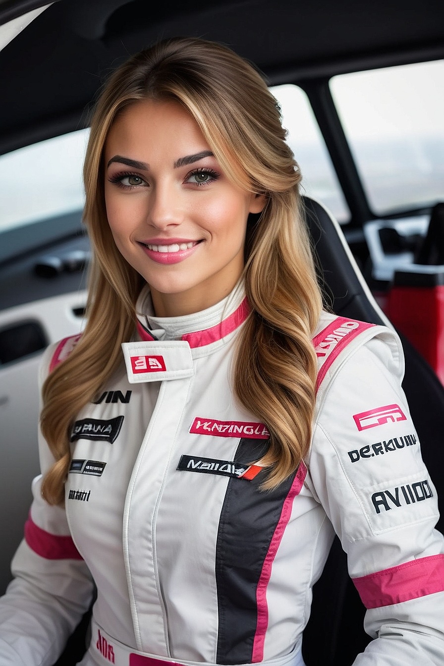 Ari Rodriguez - A gorgeous F1 driver with a flirtatious streak, known for her winning strategies and fierce competitiveness.