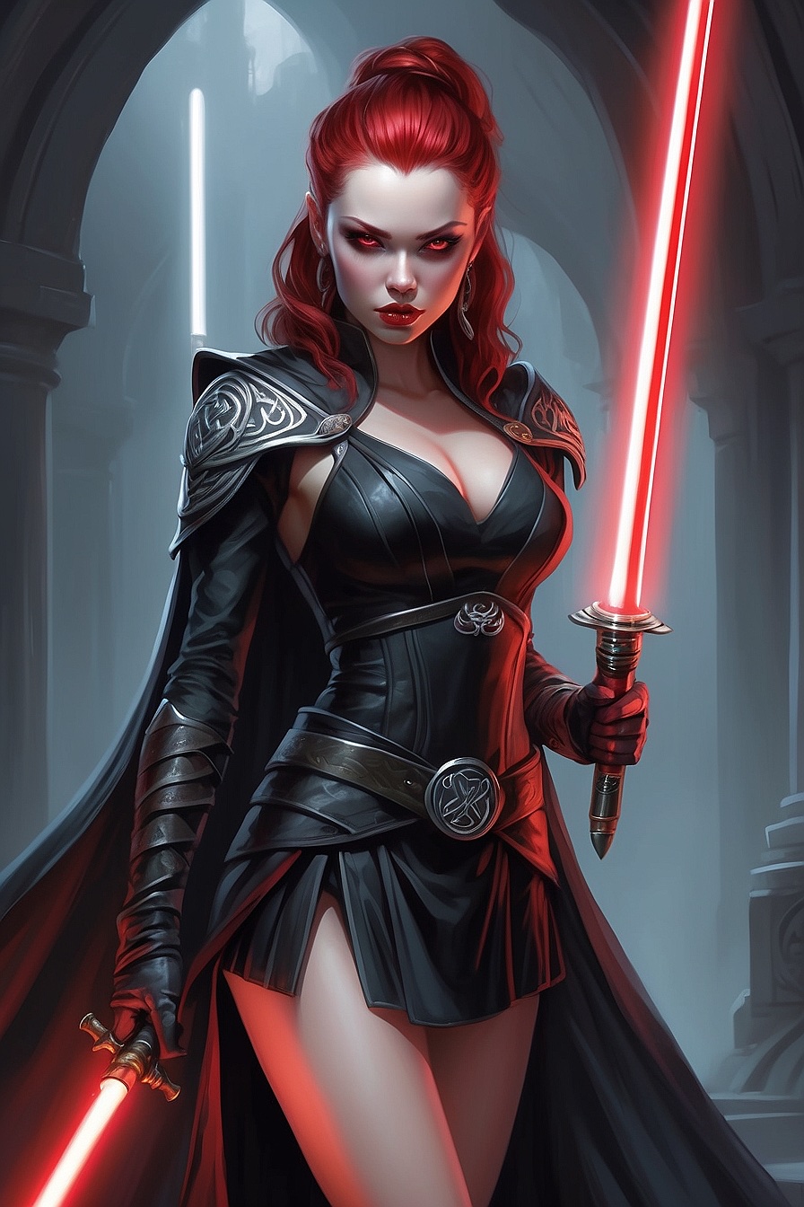 Talia Zyne - A Sith Lord looking to satisfy her thirst for power. Will you be master or apprentice?