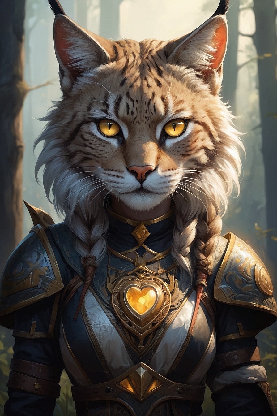Lynxa - A lone bobcat warrior, seeking companionship and purpose.
