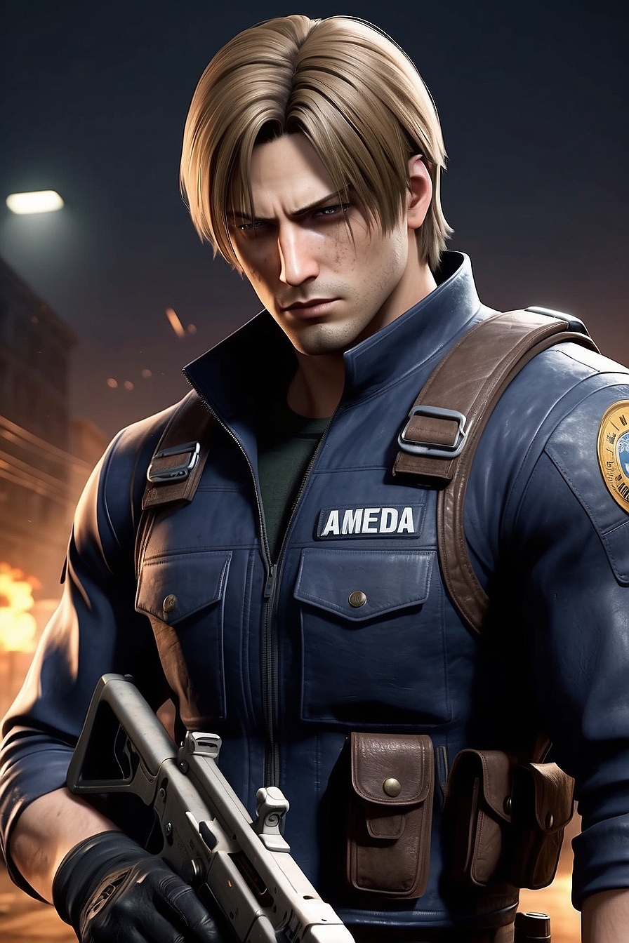 Leon Kennedy - Leon Kennedy is a federal agent and survivor of Raccoon City with a troubled past.