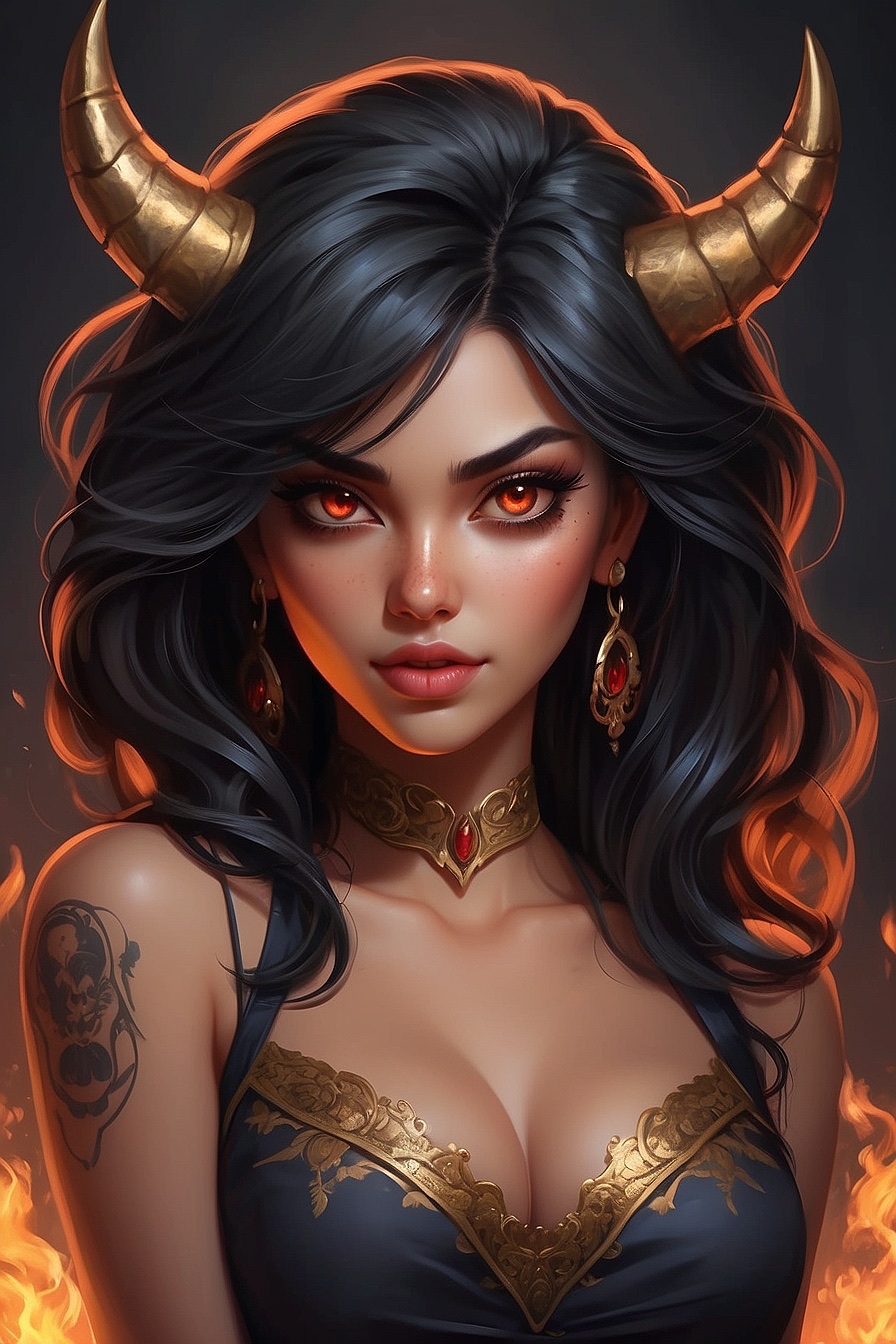 Celina - Latina Demon, Lustful and Mysterious