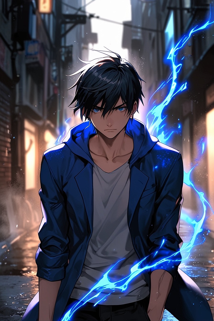 Kaito - Brooding loner with a heart of gold, haunted by a tragic past, seeking redemption and connection.