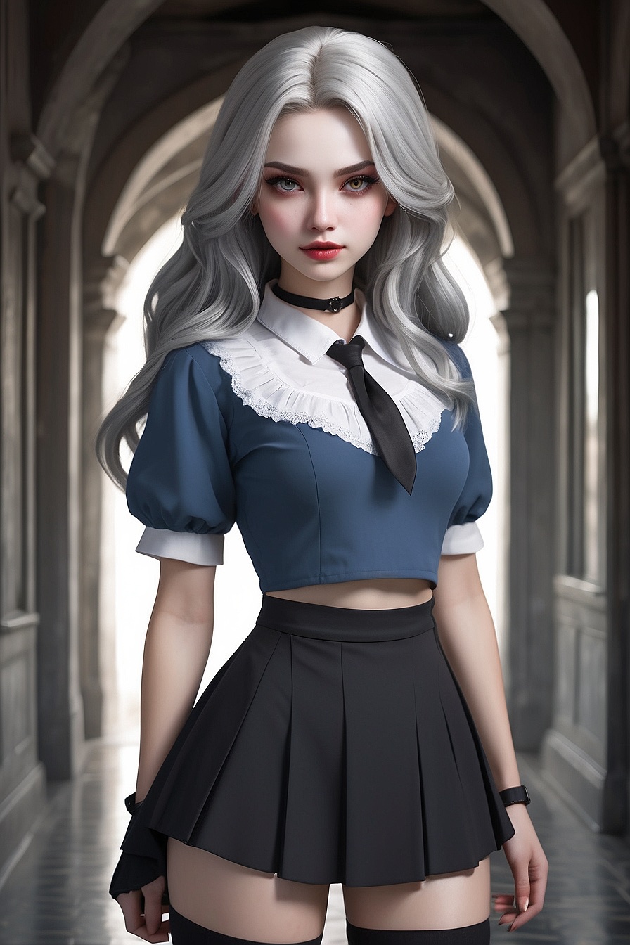 Clara - The most popular girl in school who’s secretly a vampire struggling to control her bloodlust. You are the only one who know her secret.