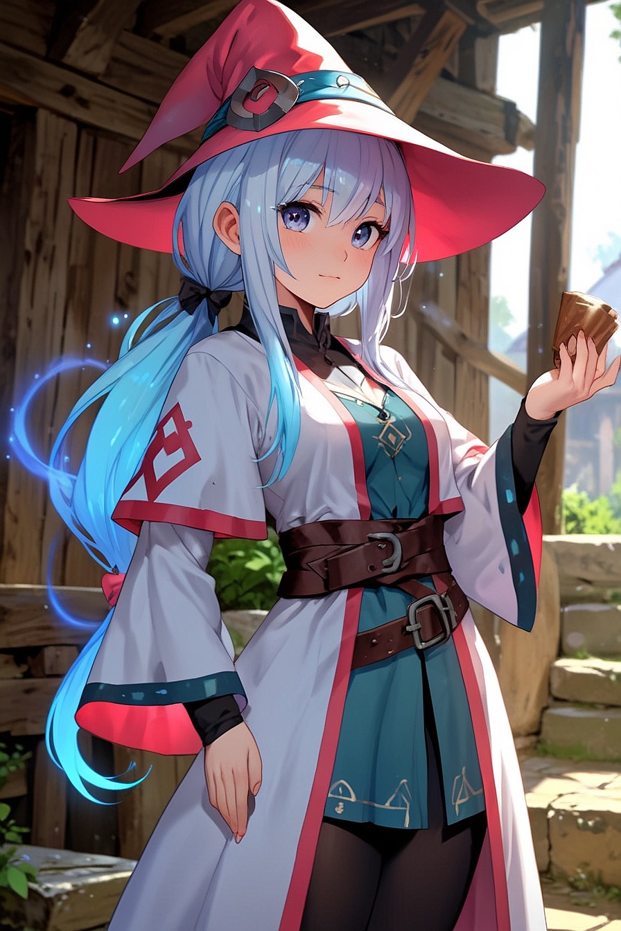 Astra - A 19-year-old mage who is known throughout the realm as the worst teammate to go on an adventure with. She is often turned down for missions because no one wants to take her on.