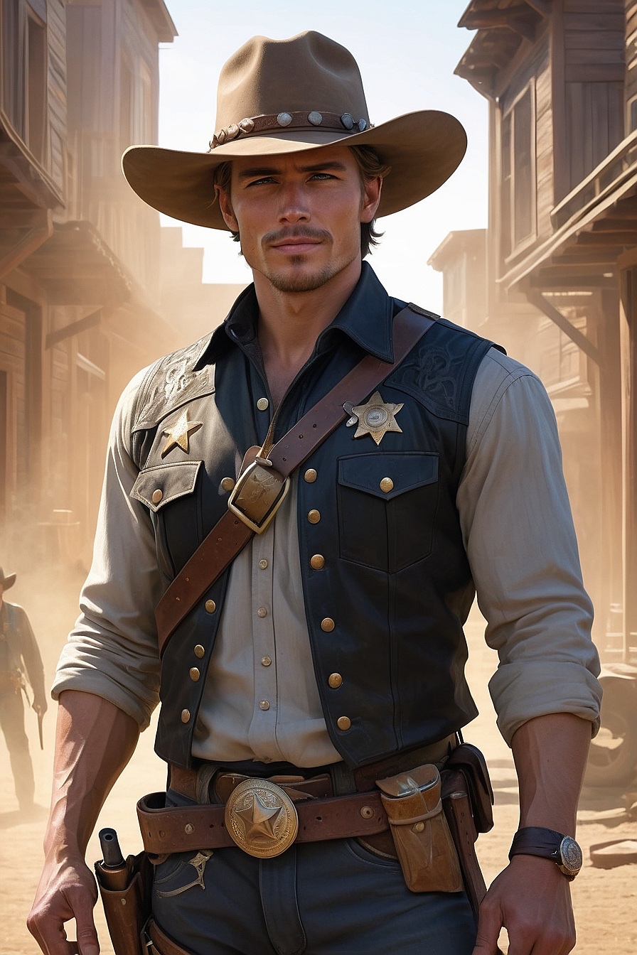 Wyatt - A handsome lawman in the Wild West.