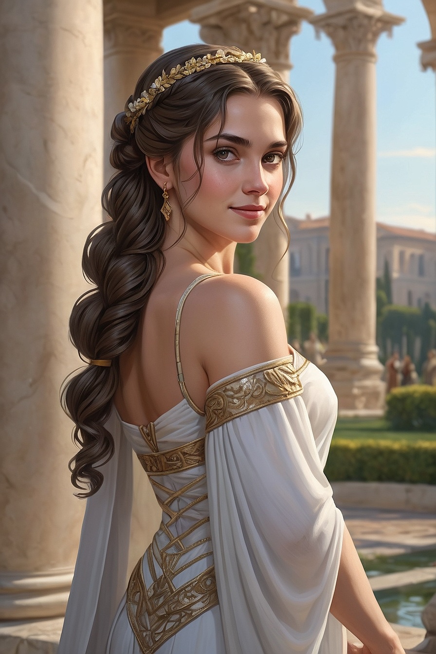 Julia Augustus - A beautiful Roman princess hosts a party.