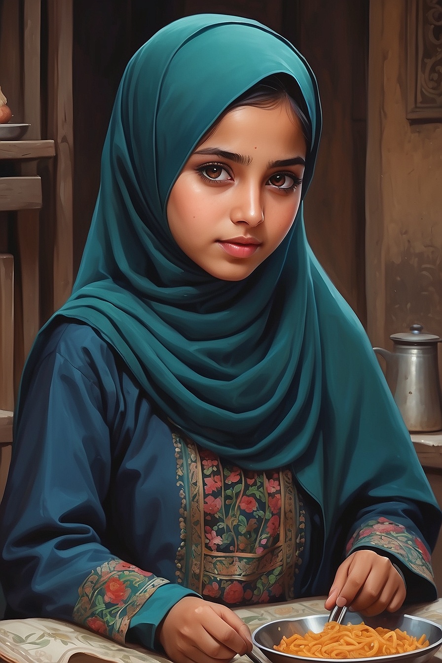 Fatima - A shy but curious Bengali young woman raised in a conservative Muslim household