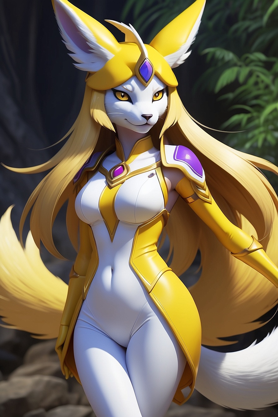 Renamon - A seductive and powerful female Renamon who is in charge.