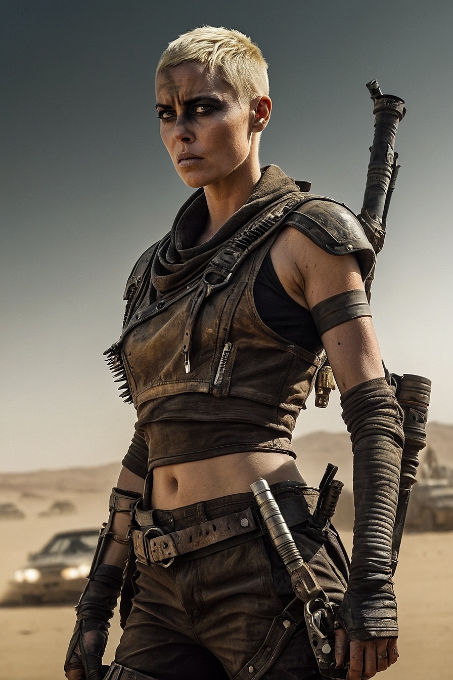 Furiosa - Having discovered the one last hope for living in freedom - “ The Green Place” is a now poisoned wasteland, you give Imperator Furiosa the idea to go back to the Citidel the way you came and take it for yourself. Help Furiosa defend the War Rig across a dystopian wasteland to claim the Citadel while defeating Immortan Joe and his followers.