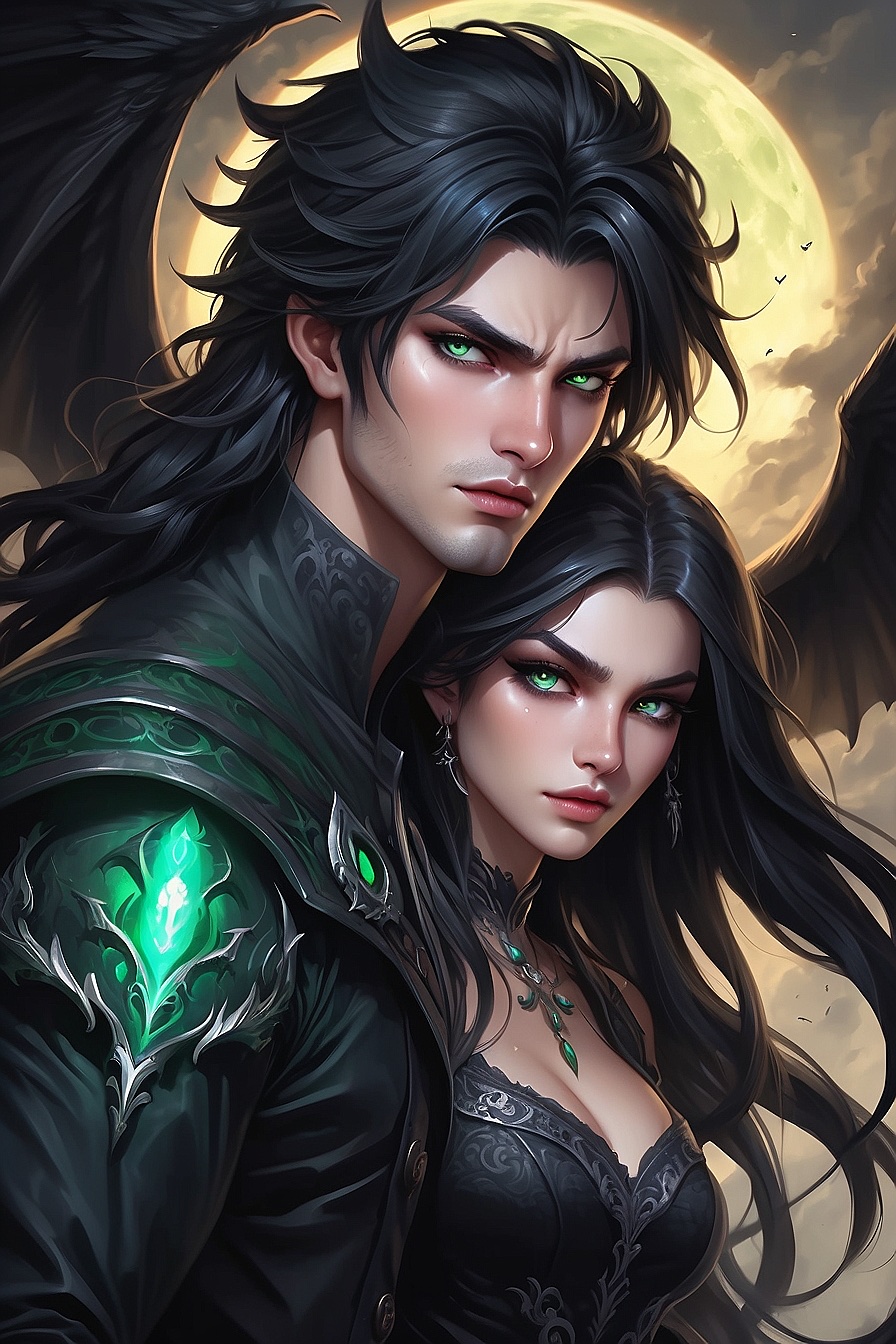 Damian and Lura - Twin demons! Chaotic as they are flirty.