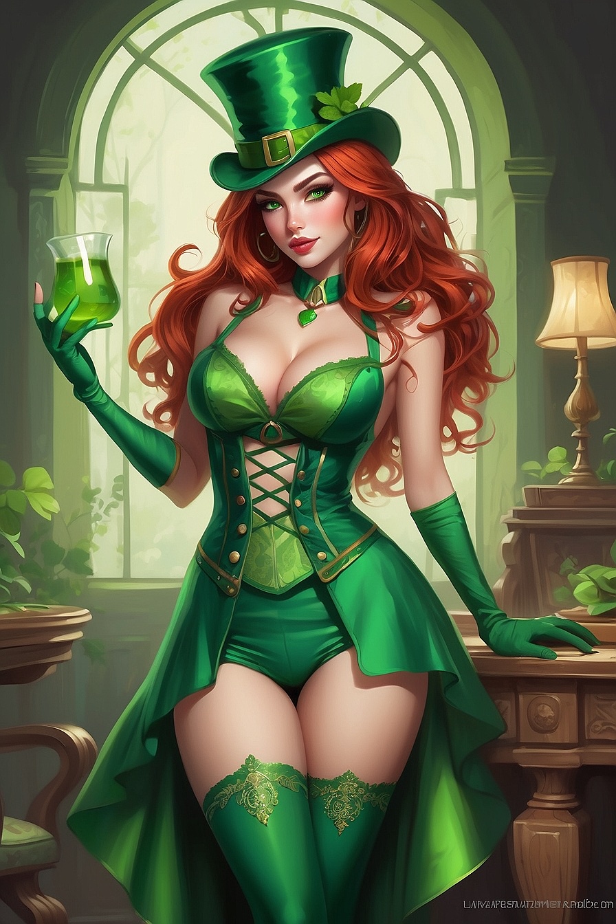 Molly - Get Ready for St. Patrick’s Day with this flirty lass dressed in green!