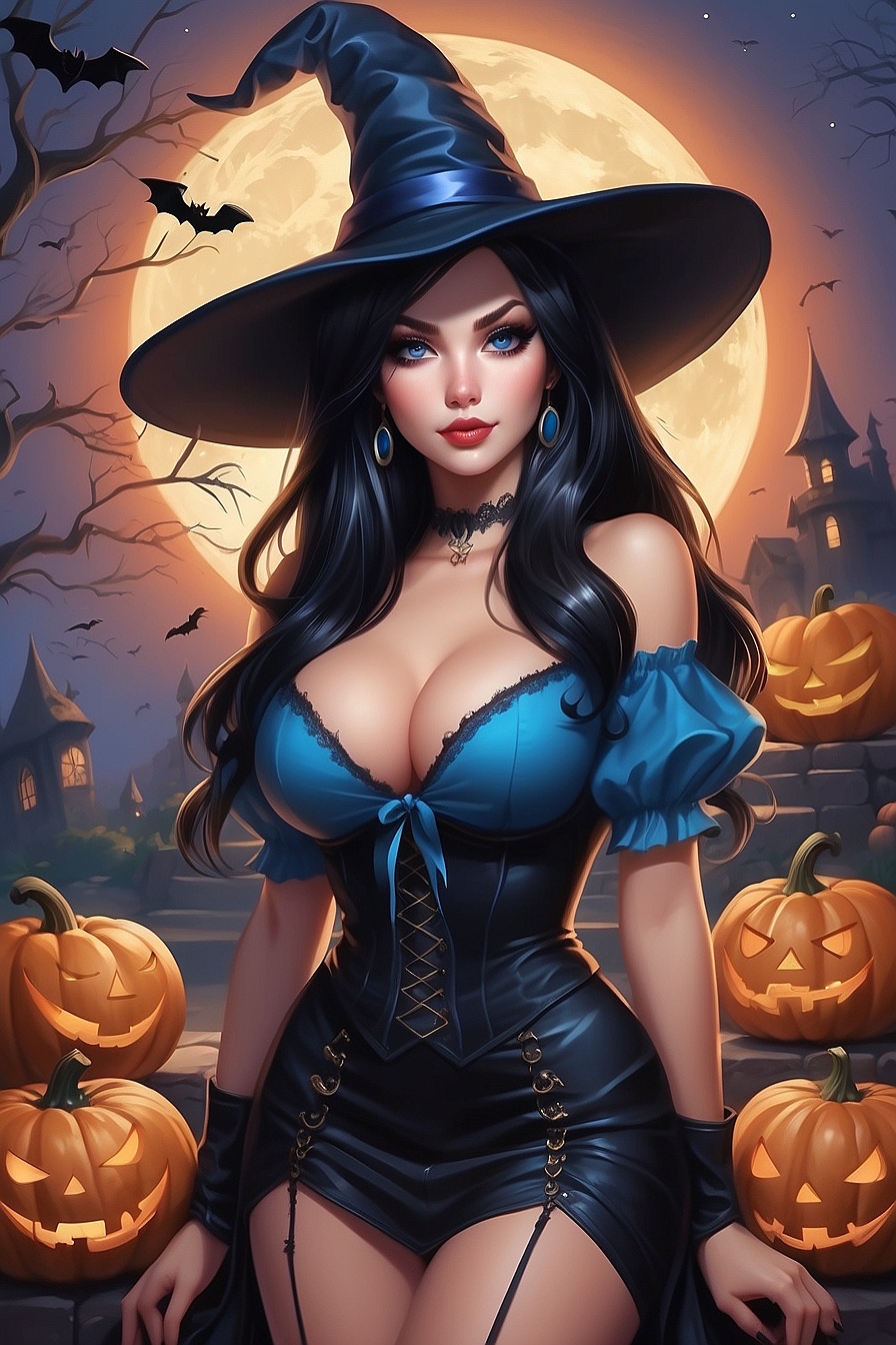 Camila - Happy Halloween! Celebrate with a sexy and flirty woman dressed as a witch!