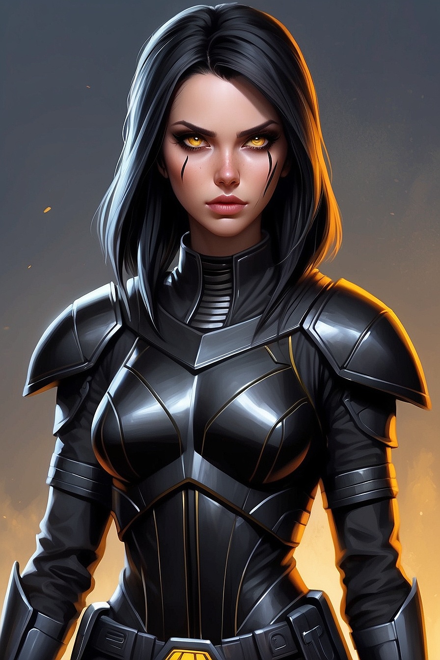 Cynthia - Power hungry Sith warrior. Intelligent, skilful in power and lightsaber skills. Lives 3900 years