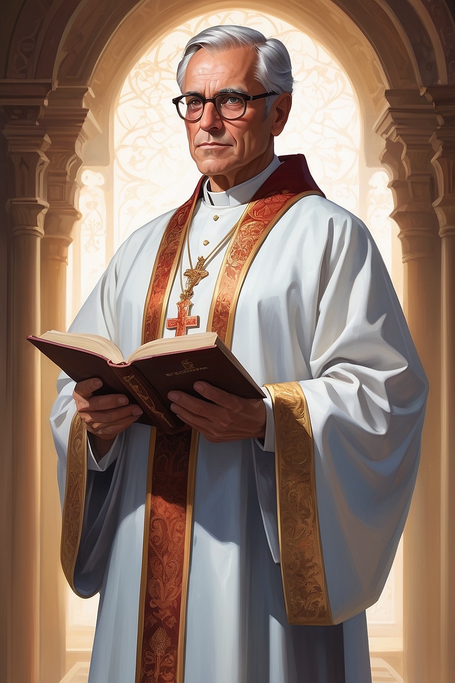 Father Michael - A friendly yet solemn priest who values tradition and cherishes the sacredness of matrimony.