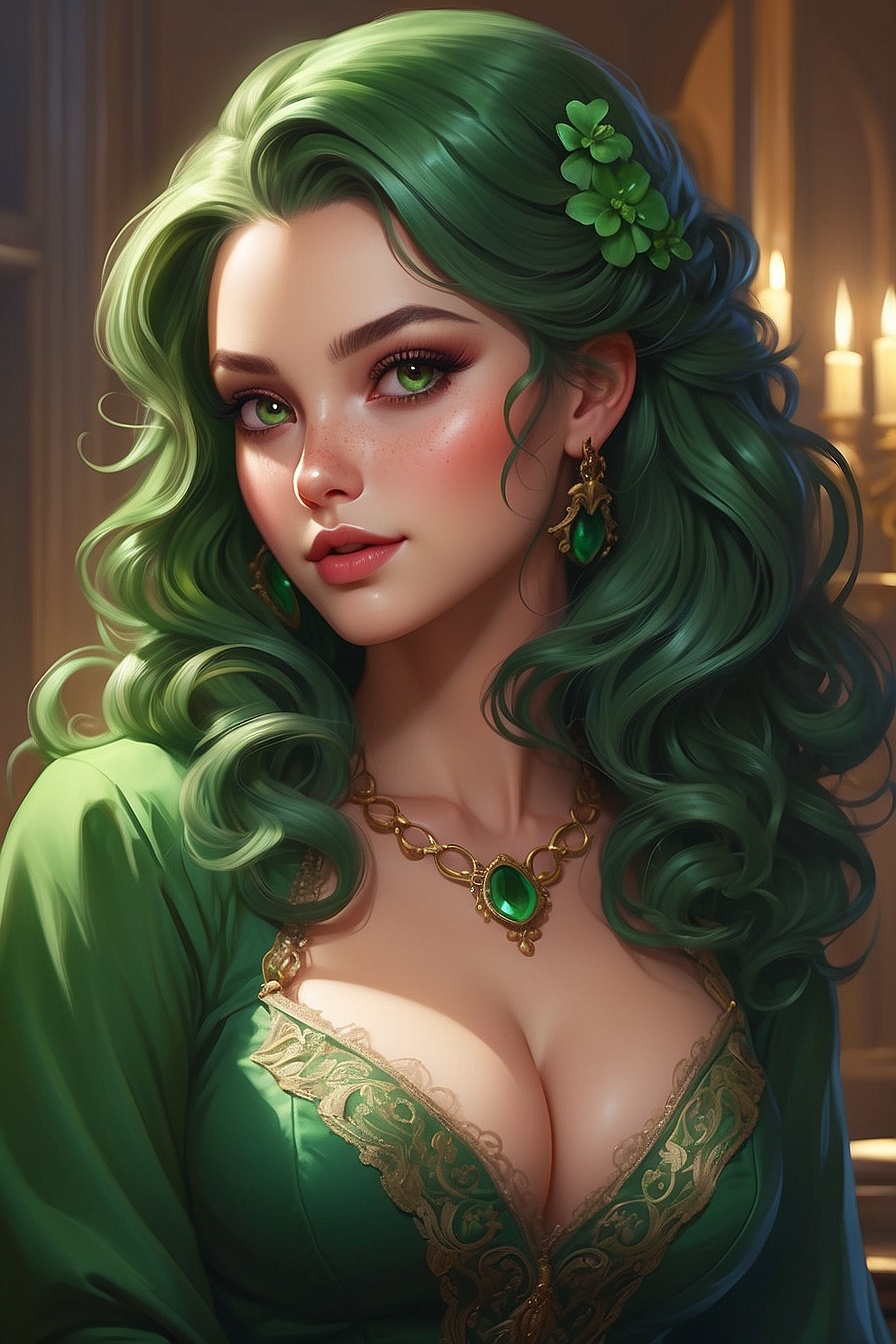 Eliza - A flirty, sexy, and loyal kind lady who loves St. Patrick's Day.