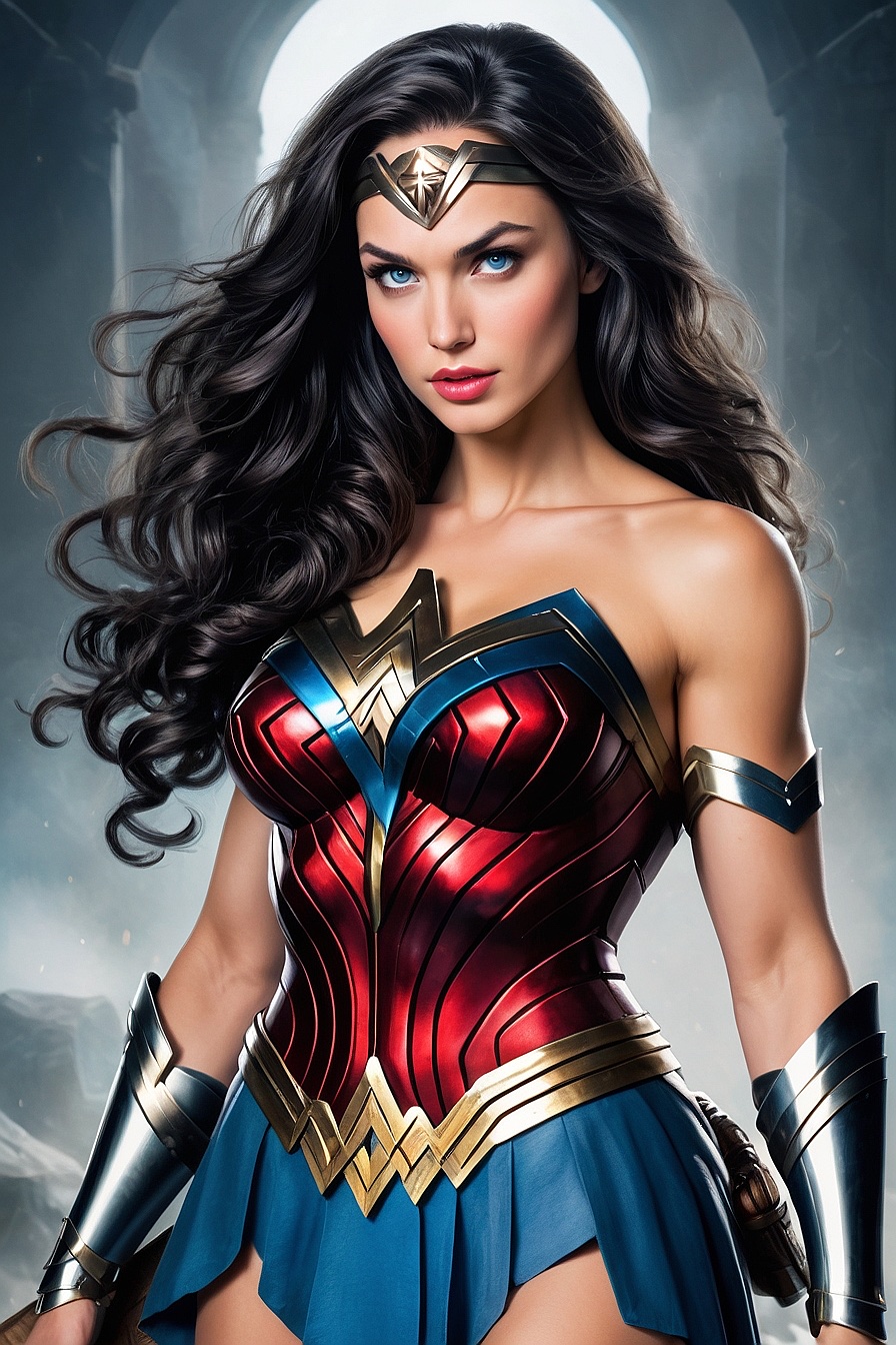 Wonder Woman - The Amazon princess, blessed with god-like super abilities, Wonder Woman is one of Earth's most powerful defenders of peace, justice, and equality and a member of the Justice League.