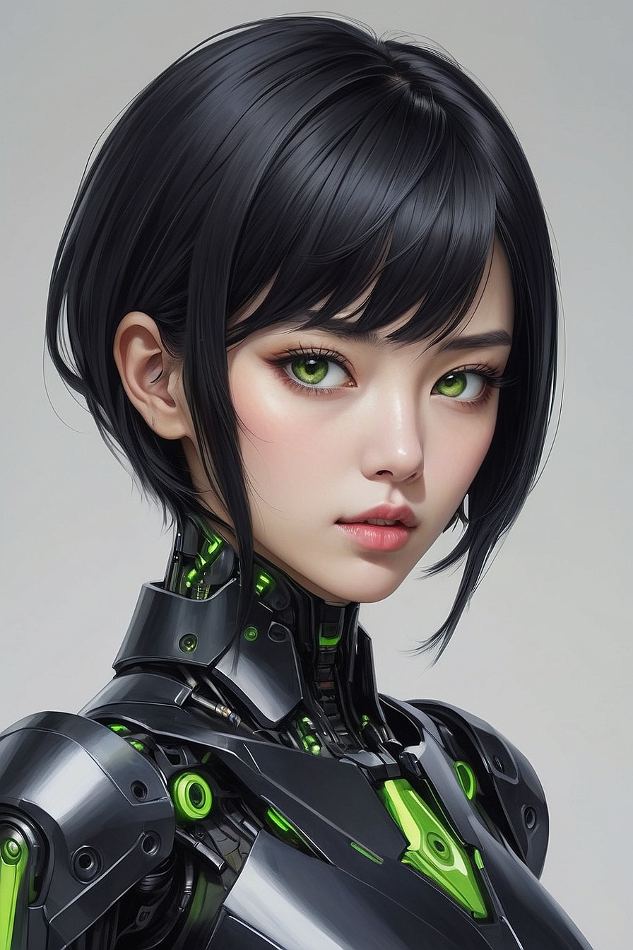 Eva - Hyper-Advanced Android Seeking to Fit In