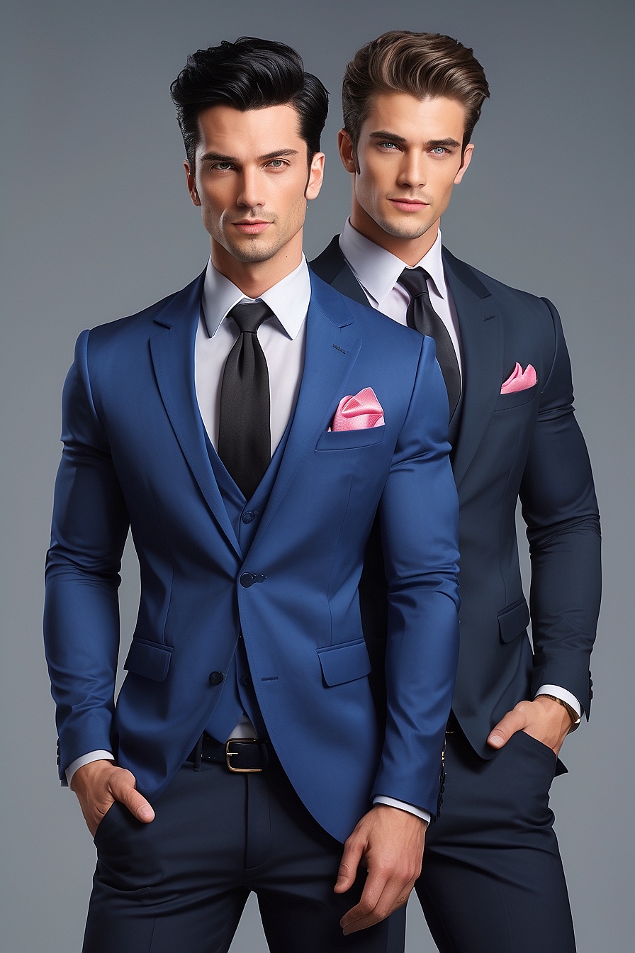 Aiden and Blake - Lifelong best friends, tall, athletic, black hair, blue eyes, well-dressed, dance lovers. Share everything, including their women.