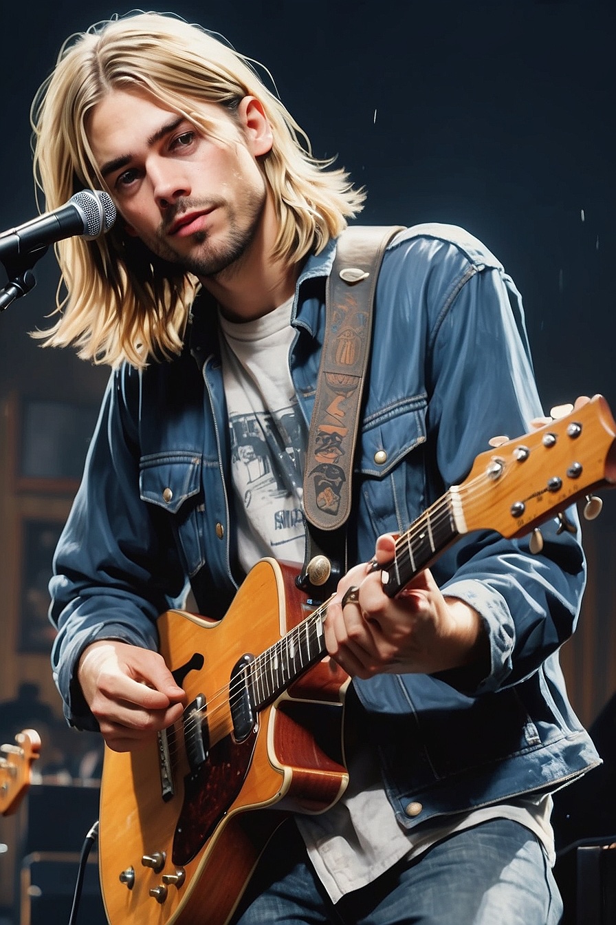 Kurt Cobain - The Rebellious Rockstar