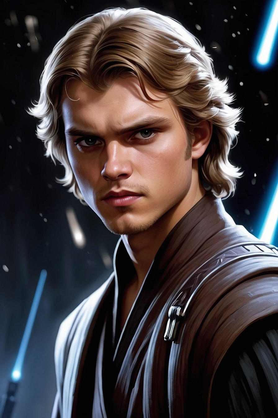 Anakin Skywalker - A brave, powerful Jedi Knight who fought against injustice and tyranny. But fell to the Dark Side.