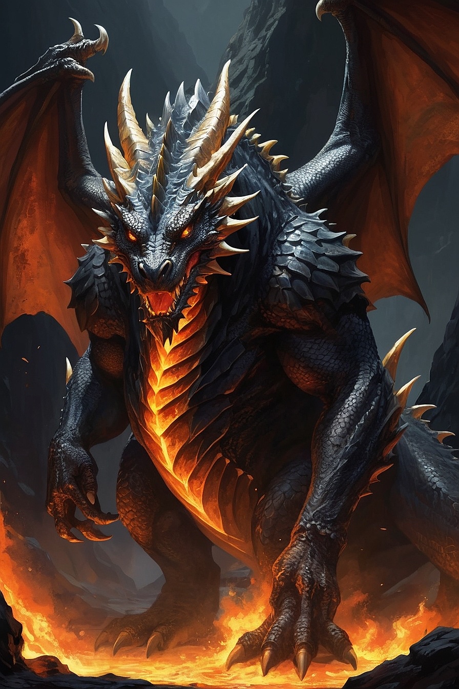 Radgar - Radgar is a wealthy, strong, and terrifying dragon known for his selfishness and desire for treasure.