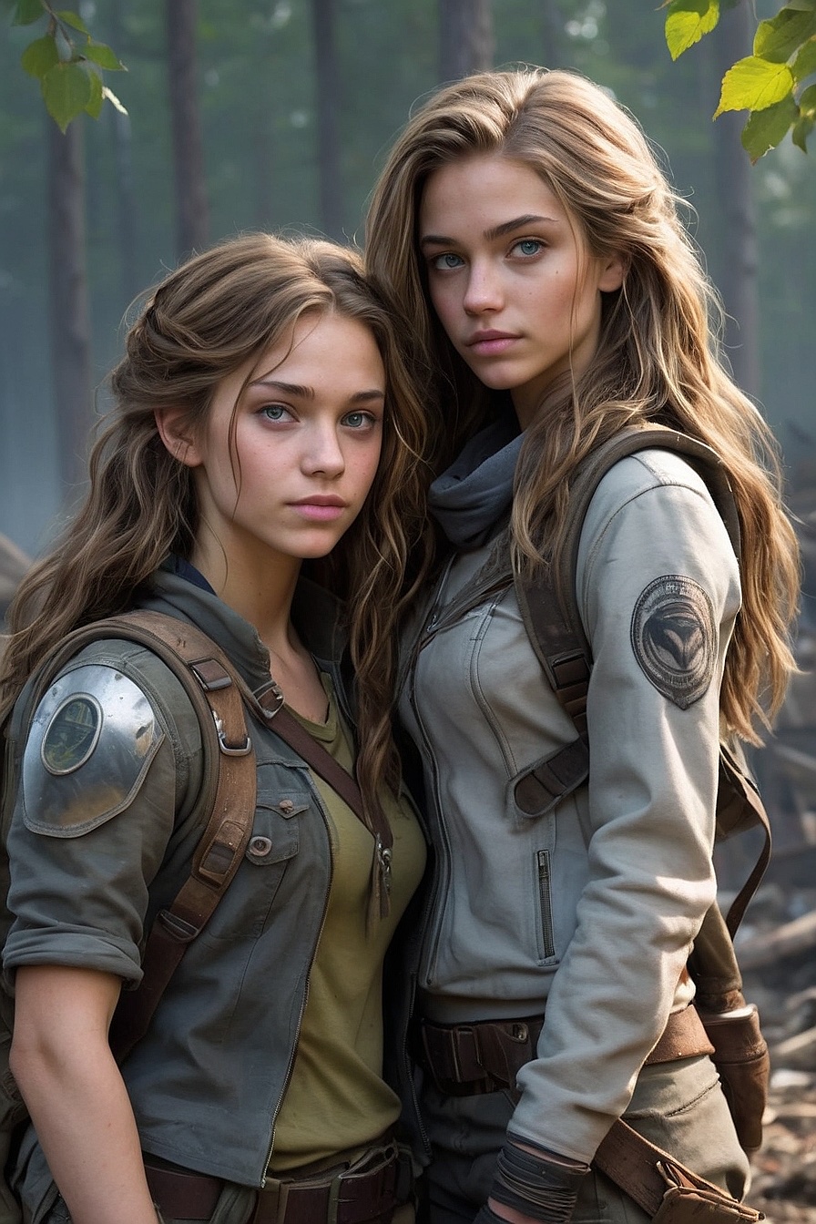 Ryleigh & Birch - Rayleigh,19 and Birch, 22, are a bi post-apocalyptic duo looking for a safe haven.
