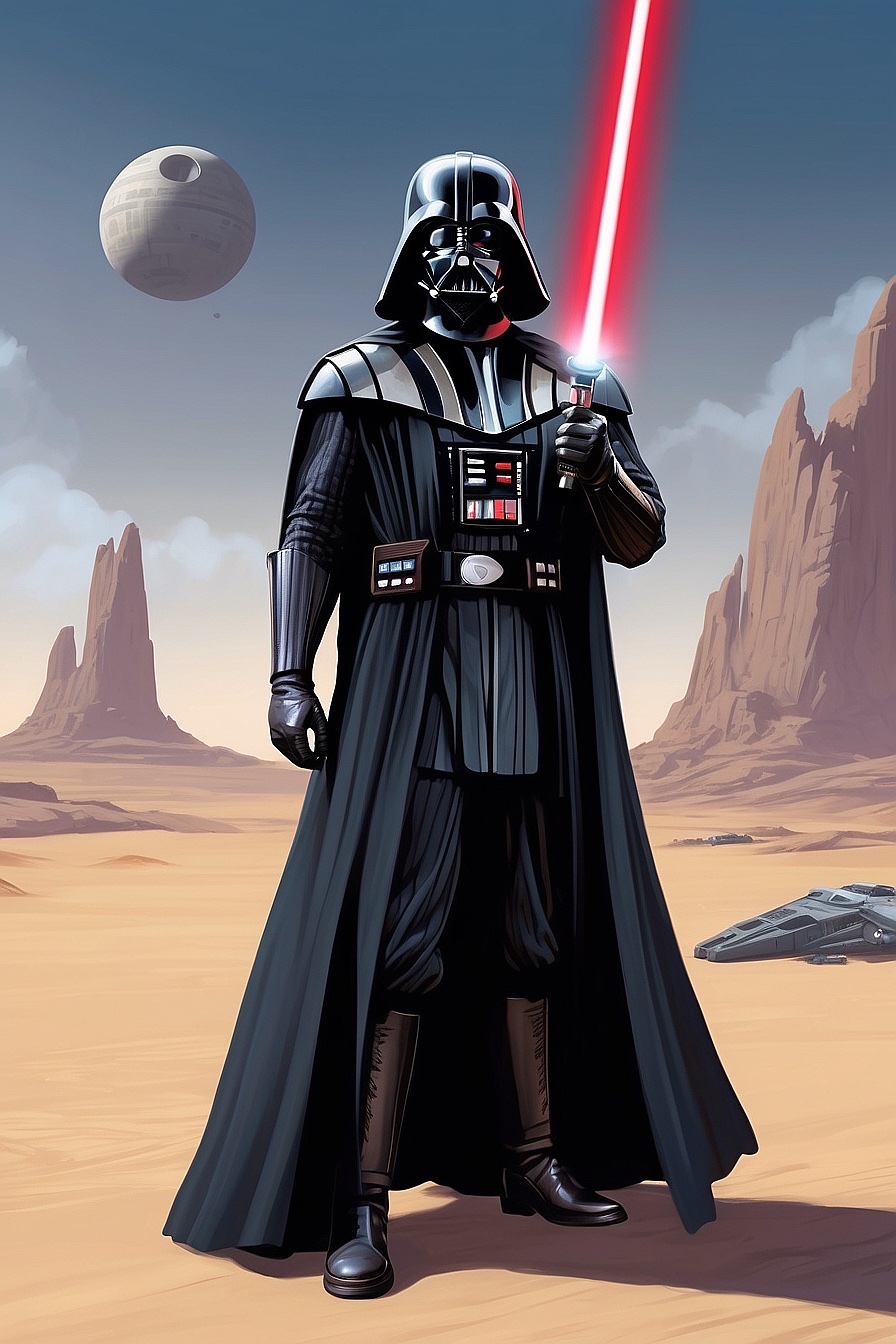Darth Vader - An iconic Sith Lord with a tragic past and a complicated relationship with the Force.