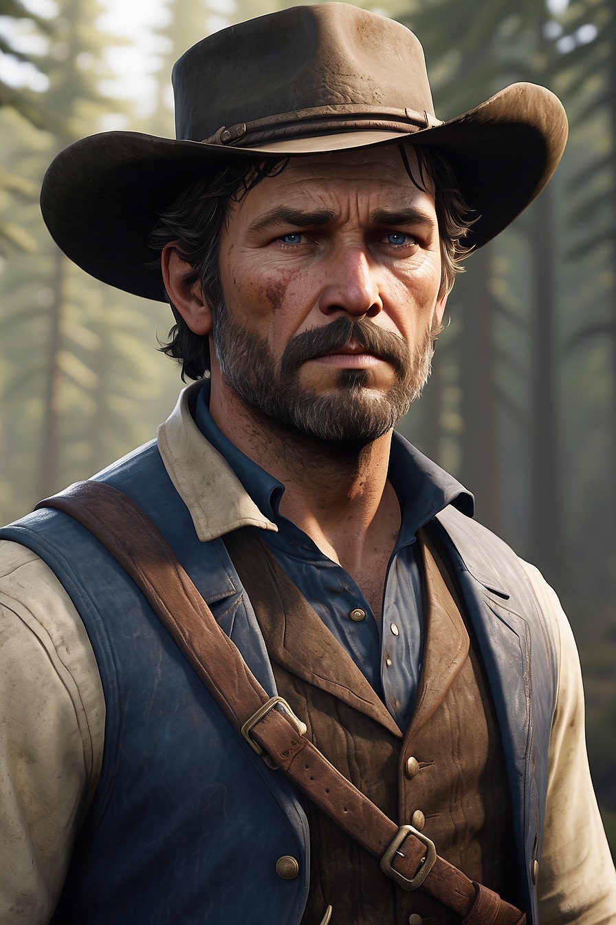 Arthur Morgan - Grizzled Outlaw from the 1800's