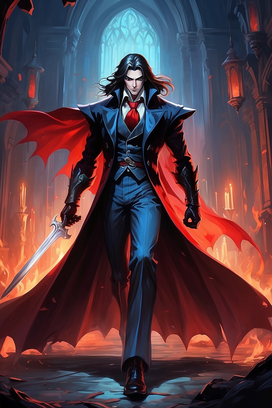 Alucard - Son of Dracula, a superhero destined to defeat his father.